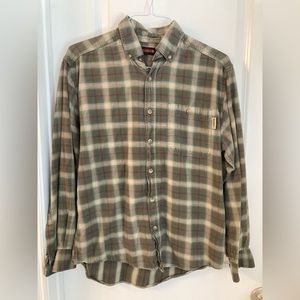 Men’s Green Plaid Flannel